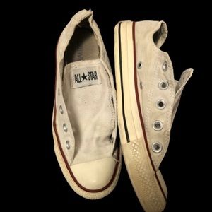 White Low Top Converse
